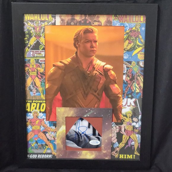 Will Poulter - Adam Warlock Custom Matted & Framed Signed/Autographed w/Photo
